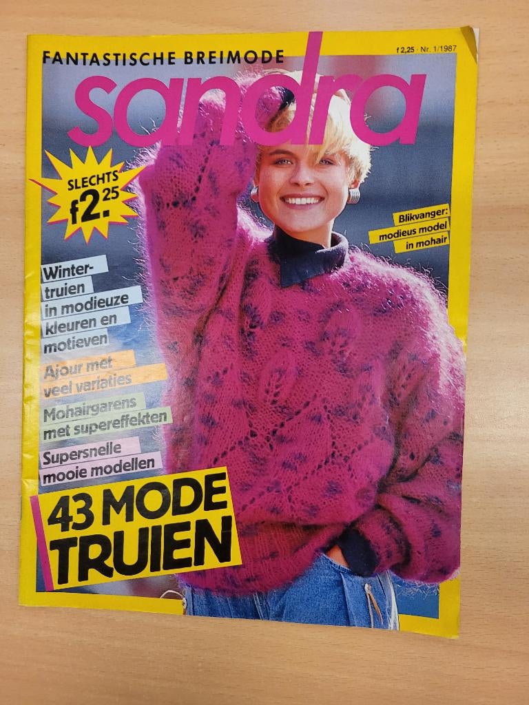 Fantastische breimode.    1987. Wintertruien, ajour en moh, Ophalen of Verzenden, 1980 tot heden, Nederland, Tijdschrift