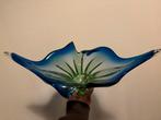 Murano glazen schaal blauw/groen, Antiek en Kunst, Antiek | Glas en Kristal, Ophalen of Verzenden