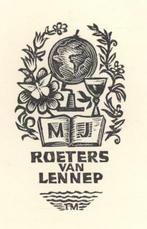 1735 Ex Libris Nederland : Thijs Mauve, 1967, Antiek en Kunst, Verzenden