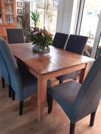 Te koop Eettafel, Huis en Inrichting, Tafels | Eettafels, Ophalen, Gebruikt, 100 tot 150 cm, Teakhout