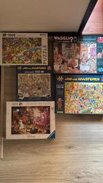 Puzzels Jan van haasteren 1000 stukjes, Ophalen of Verzenden, 500 t/m 1500 stukjes, Zo goed als nieuw