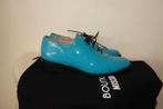 Boutique Moschino turquoise azuur blauwe veter schoenen 37, Moschino, Verzenden, Blauw, Sneakers of Gympen