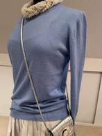 Lichtblauwe Trui met Glimmertjes, Ophalen of Verzenden, Zo goed als nieuw, Maat 38/40 (M), Blauw