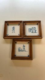 Delfts blauwe tegels met afbeeldingen, Ophalen