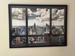 Poster Skyline New York 146 x 106 cm in lijst, Ophalen, 125 cm of meer, Zo goed als nieuw, Foto of Poster