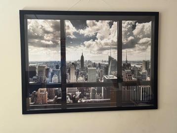 Poster Skyline New York 146 x 106 cm in lijst beschikbaar voor biedingen