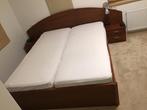 Tweepersoons bed 160x200, Ophalen, Bruin, Tweepersoons, 200 cm