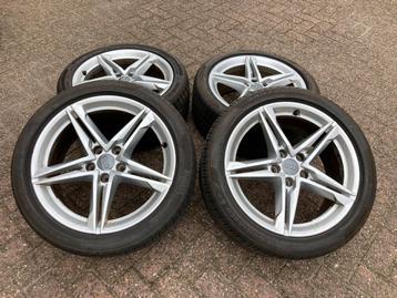 18 inch originele Audi A4 B8 B9 velgen + banden 5x112 beschikbaar voor biedingen