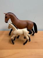 Schleich Hannover merrie en veulen 13817 & 13929, Ophalen of Verzenden, Gebruikt, Paard, Beeldje of Figuurtje