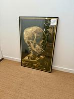 Ingelijste poster: Van Gogh “Kop van een skelet …”, Ophalen, Zo goed als nieuw, Foto of Poster, 75 cm of meer