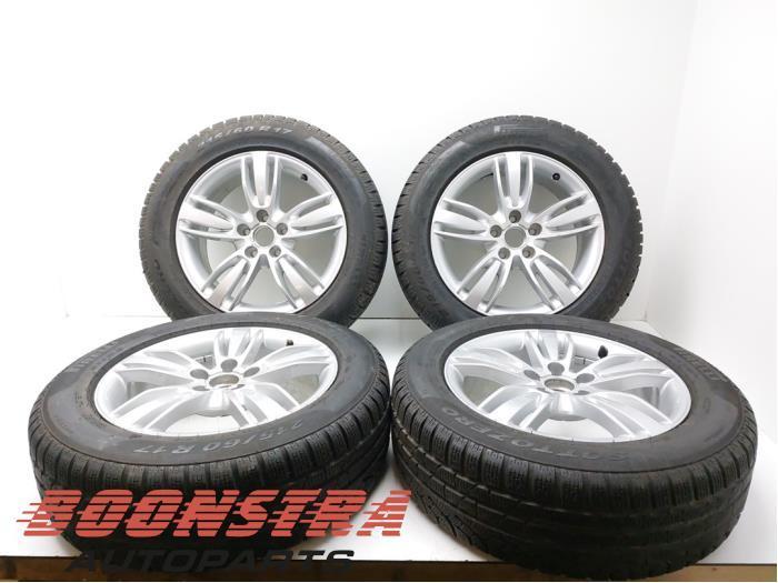 Velgen set + winterbanden van een Audi Q3, Auto-onderdelen, Banden en Velgen, Gebruikt, 3 maanden garantie, Ophalen of Verzenden