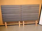 Donkergrijs hoofdbord 180 cm breed, Huis en Inrichting, Ophalen, Tweepersoons, Zo goed als nieuw, 180 cm