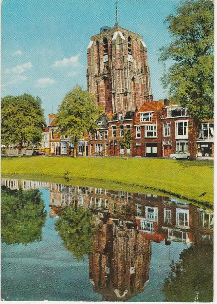 LEEWARDEN Westerplantage met Oldehove (Rechte Rand), Verzamelen, Ansichtkaarten | Nederland, Ongelopen, Friesland, 1960 tot 1980