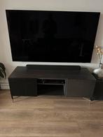 Televisiemeubel eiken hout twv 700 euro, Ophalen, 100 tot 150 cm, Eikenhout, Zo goed als nieuw
