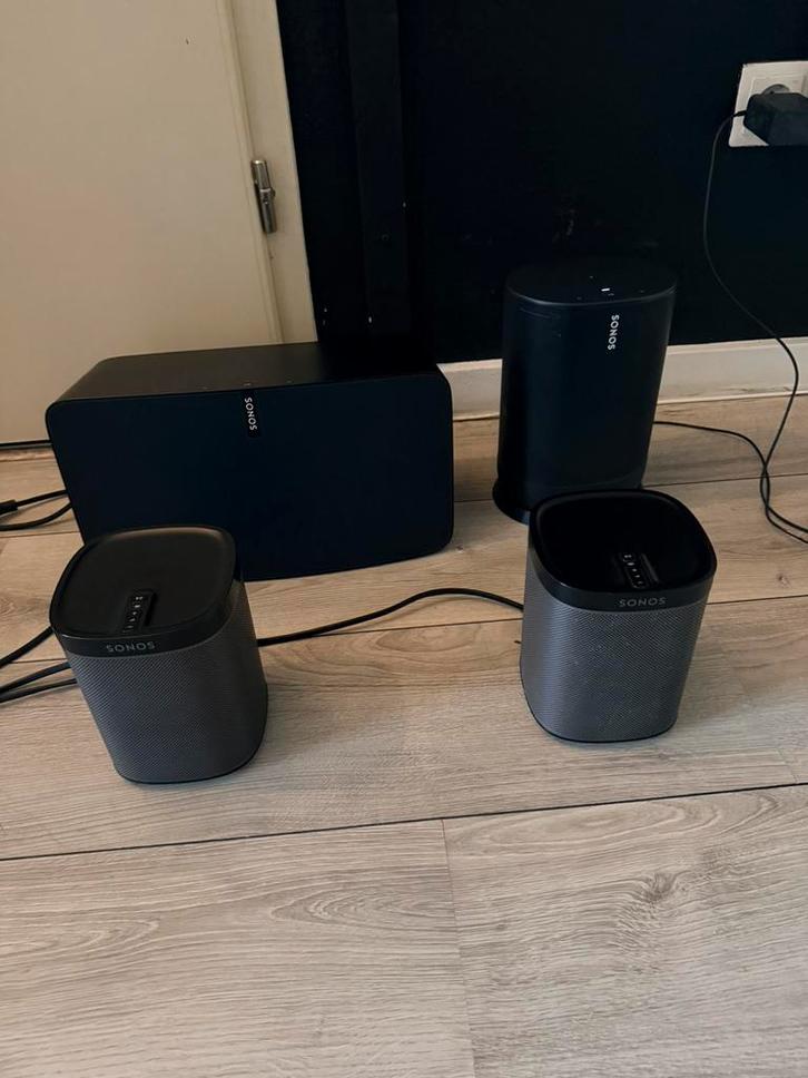 Complete Sonos speaker set in uitstekende staat, Audio, Tv en Foto, Luidsprekers, Gebruikt, Overige typen, Minder dan 60 watt