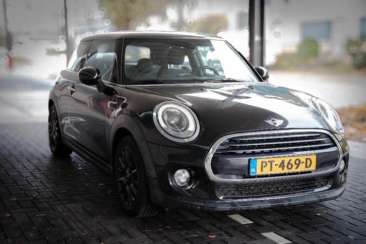 Mini 1.5 Cooper 2017 Zwart, Auto's, Mini, Particulier, Cooper, ABS, Airbags, Airconditioning, Bluetooth, Boordcomputer, Centrale vergrendeling