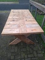 Steigerhouten eettafel 1x2 meter, Huis en Inrichting, Ophalen, Rechthoekig, 200 cm of meer, 50 tot 100 cm