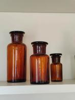 Apothekers potten - 3 stuks, Ophalen, Overige kleuren, Minder dan 50 cm, Glas