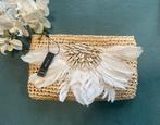 NİEUW, rieten İbiza Style toilet-/make up tas van J-Line, Sieraden, Tassen en Uiterlijk, Toilettassen, Ophalen of Verzenden, Nieuw