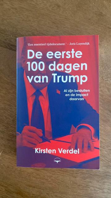 Kirsten Verdel - De eerste 100 dagen van Trump (gesigneerd!) beschikbaar voor biedingen