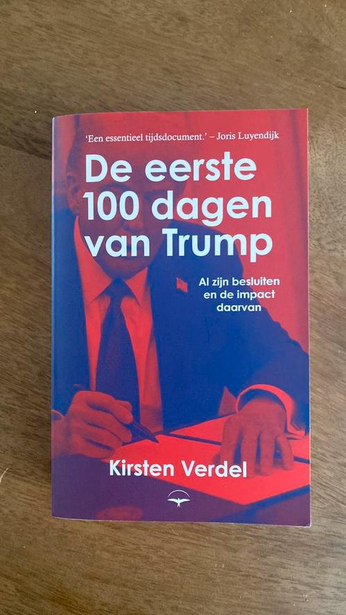 Kirsten Verdel - De eerste 100 dagen van Trump (gesigneerd!), Boeken, Politiek en Maatschappij, Nieuw, Politiek en Staatkunde