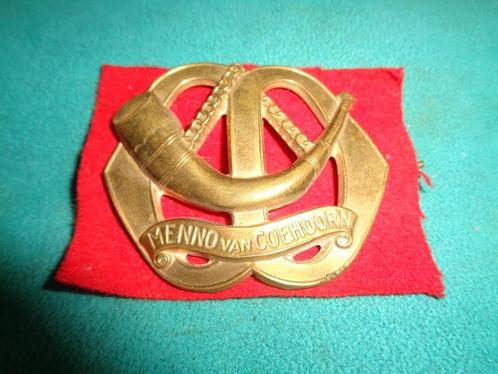 Baret embleem oudere slag Menno van Coehoorn, Verzamelen, Militaria | Algemeen, Landmacht, Overige typen, Nederland, Verzenden