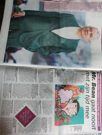 Mr. Bean - Rowan Atkinson - KrantArtikel Knipsel  beschikbaar voor biedingen