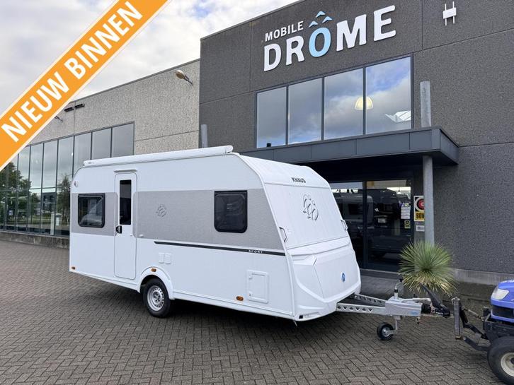 Knaus Sport 450 FU 2026, Caravans en Kamperen, Caravans, Bedrijf, tot en met 4, 1000 - 1250 kg, Rondzit, Knaus, Frans bed, Vast bed
