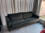 Comfortabele groene bank - 230cm - middenpoot - goede staat, Ophalen, Gebruikt, Driepersoons, 75 tot 100 cm