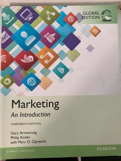 Marketing an introduction, Boeken, Informatica en Computer, Zo goed als nieuw, Ophalen of Verzenden