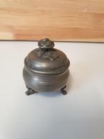 Tinnen bakje met deksel, Antiek en Kunst, Antiek | Tin, Ophalen of Verzenden