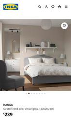 Ikea Hauga bed, Gebruikt, Ophalen of Verzenden, 140 cm, Metaal
