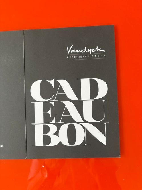 Te koop. Cadeau bon van Vandyck Katwijk beddenartikelen, Tickets en Kaartjes, Kortingen en Cadeaubonnen, Eén persoon, Overige typen