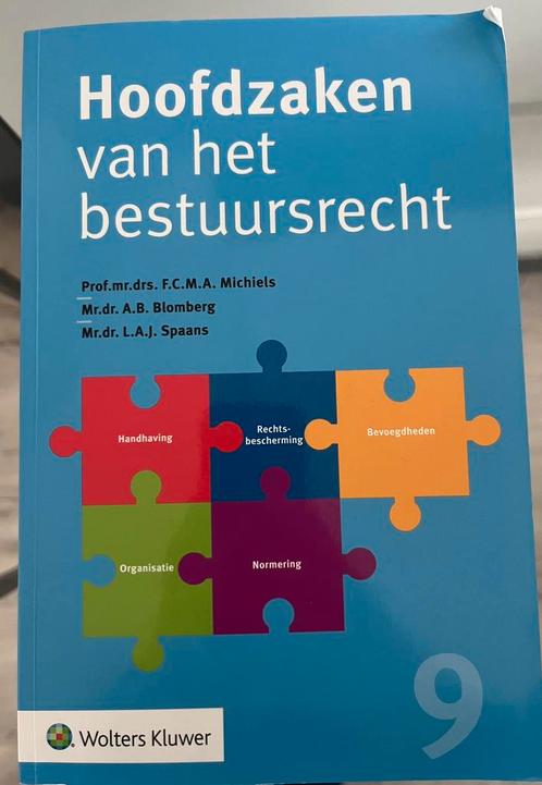 L.A.J. Spaans - Hoofdzaken van het bestuursrecht, Boeken, Wetenschap, Zo goed als nieuw, Ophalen of Verzenden