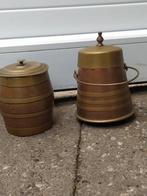 Antiek Koper Set: Pot met Deksel & Mini Doofpot, Antiek en Kunst, Verzenden