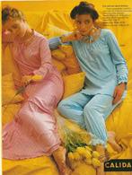 Vintage folder 1982 Calida dames kinderen heren pyjama's, Verzenden, Overige typen