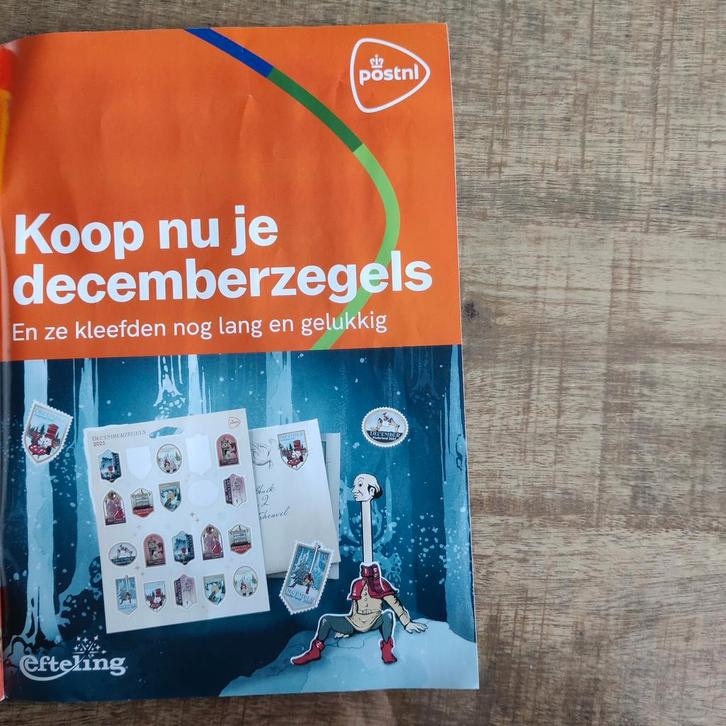 Efteling Artikel Knipsel: Kerstzegels, Verzamelen, Tijdschriften, Kranten en Knipsels, Knipsel(s), Nederland, 1980 tot heden, Ophalen of Verzenden