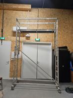 Altrex smalle schuifsteiger met werkhoogte van 5 meter, Doe-het-zelf en Verbouw, Steigers, Ophalen, Rolsteiger of Kamersteiger