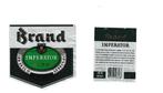 Bieretiket Brand Bier Imperator 30 cl  thte feb 92, Verzamelen, Biermerken, Ophalen of Verzenden, Gebruikt, Overige typen, Overige merken