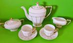Koffie/Thee 2 persoons servies in porselein., Huis en Inrichting, Ophalen of Verzenden, Zo goed als nieuw, Overige stijlen, Porselein