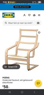 Ikea Onderstel Stoel - Zonder Kussen, Ophalen of Verzenden, Gebruikt, Hout