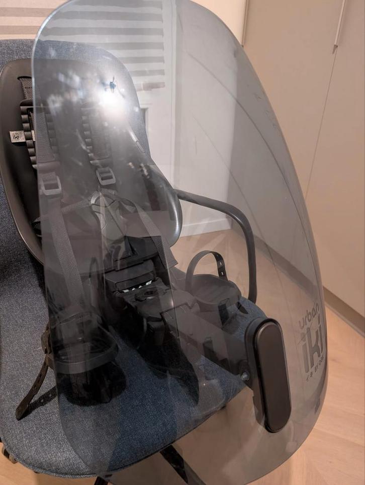 Urban Iki Voorzitje Zwart + Accessoires, Fietsen en Brommers, Fietsaccessoires | Fietsstoeltjes, Gebruikt, Ophalen of Verzenden