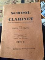 Klarinet School Deel II - Robert Kietzer, Muziek en Instrumenten, Bladmuziek, Gebruikt, Klassiek, Les of Cursus, Ophalen of Verzenden