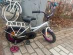 Loekie 12,5 inch kinderfiets, Ophalen, Zijwieltjes, Gebruikt, Loekie