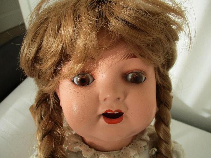 antieke pop Germanie, Verzamelen, Poppen, Gebruikt, Pop, Ophalen of Verzenden