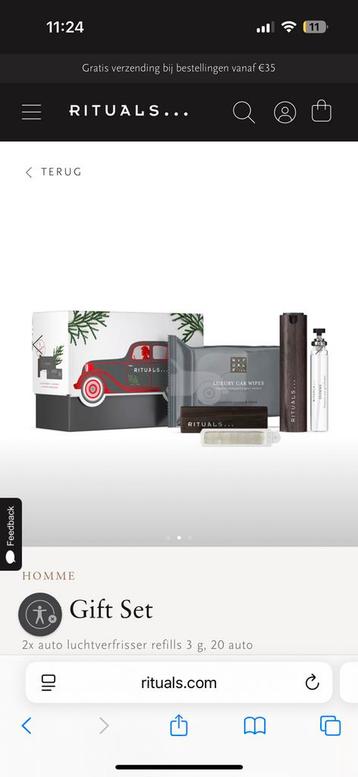 Rituals car set nieuw beschikbaar voor biedingen