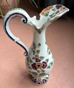 Fraaie polychrone schenkkan, Delft, handbeschilderd, Antiek en Kunst, Ophalen of Verzenden