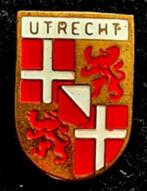 Utrecht (provincie) wapen speld- gelakt, Verzamelen, Speldjes, Pins en Buttons, Verzenden, Nieuw, Stad of Land, Speldje of Pin