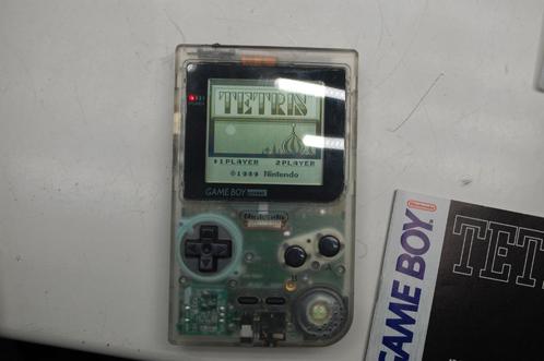 Gameboy Pocket transparant  en spelen + GBDSO, Spelcomputers en Games, Spelcomputers | Nintendo Game Boy, Gebruikt, Game Boy Pocket