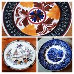 Antiek wandbord Société Céramique Maastricht Petrus Regout, Antiek en Kunst, Ophalen of Verzenden